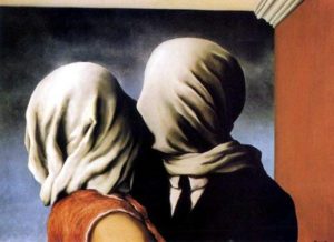 La donna nell'arte - Magritte- Gli Amanti