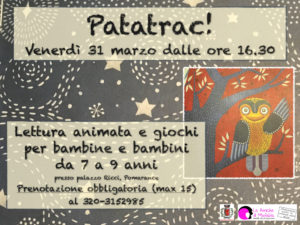 Patatrac, laboratorio per bambine e bambini - Marzo