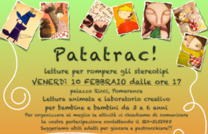 Patatrac, laboratorio per bambine e bambini - Febbraio