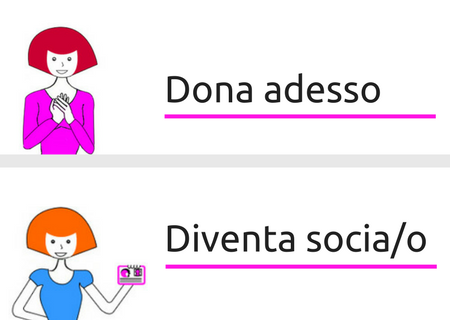 Dona adesso - Diventa socio/a